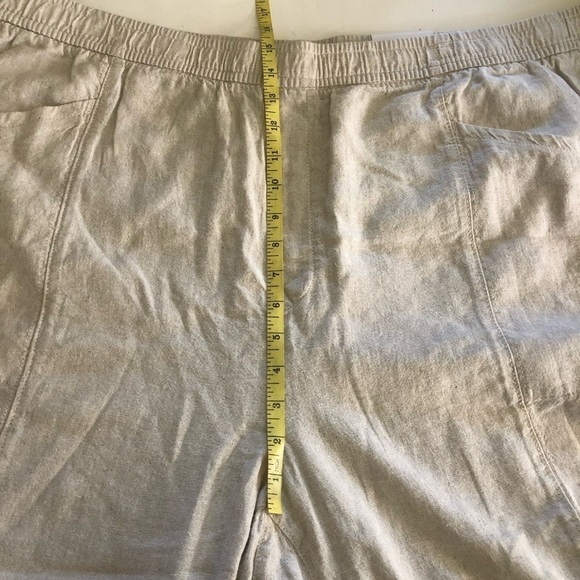 Old Navy Woman’s High-Waisted Cropped Linen-Blend Pants Plus Size 4X - Picture 11 of 13
